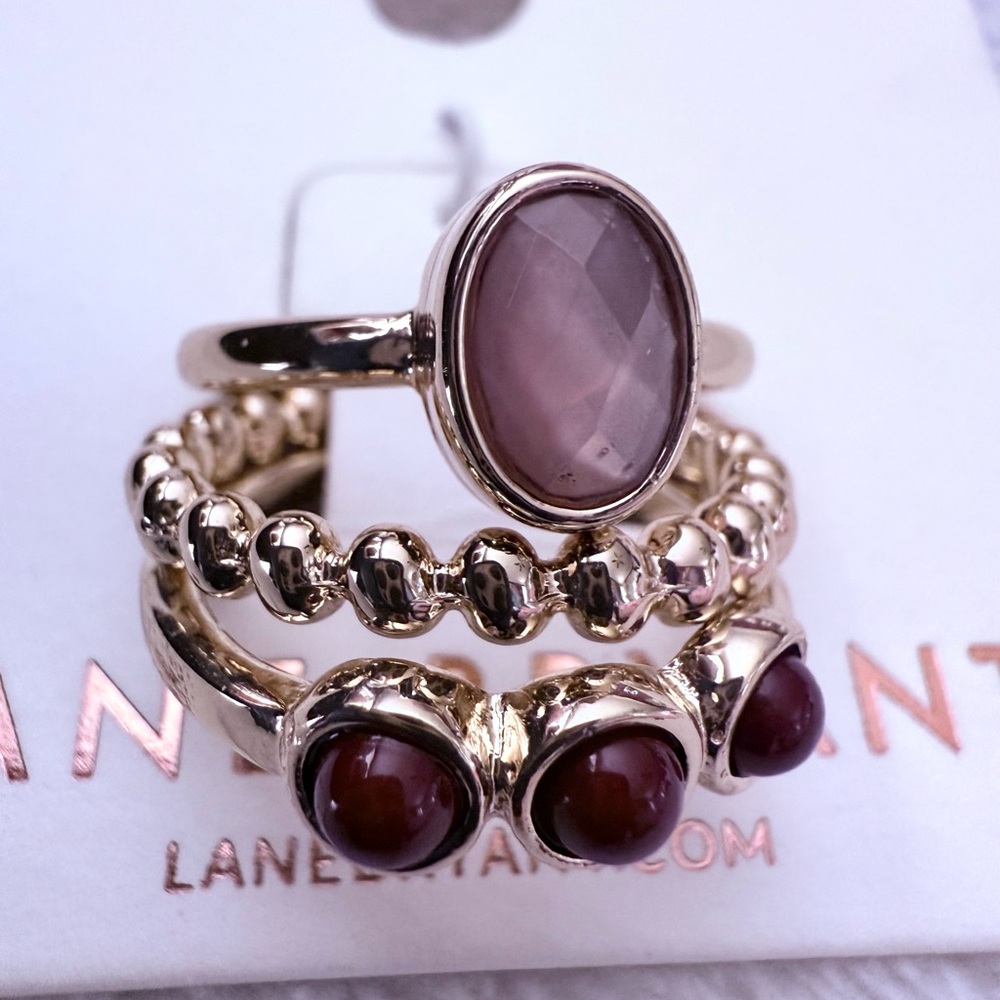 LB Lavender & Purple Ring Set Size 9